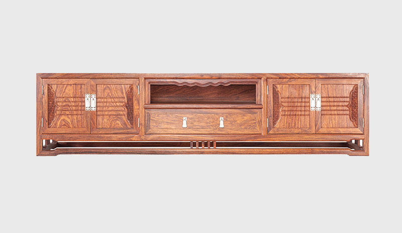 马鞍山刺猬紫檀电视柜低柜现代中式全实木电视柜客厅高低柜