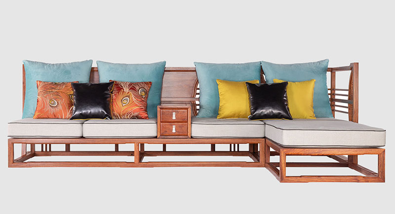 马鞍山中式家居装修实木沙发组合家具效果图